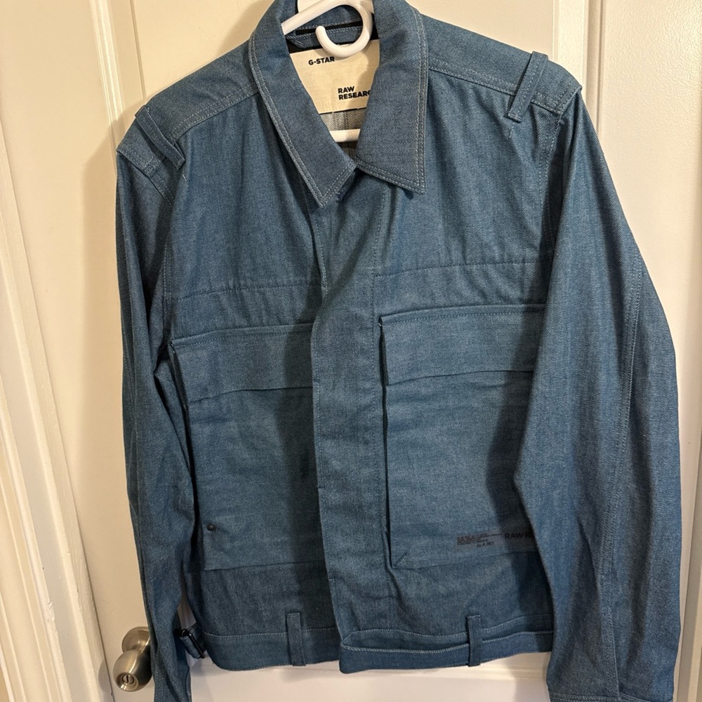 G-Star Raw Indigo Military Field Jean Jacket